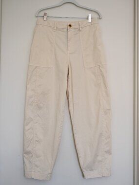 Vuori Anza Twill Structured Pants in Talc NWOT